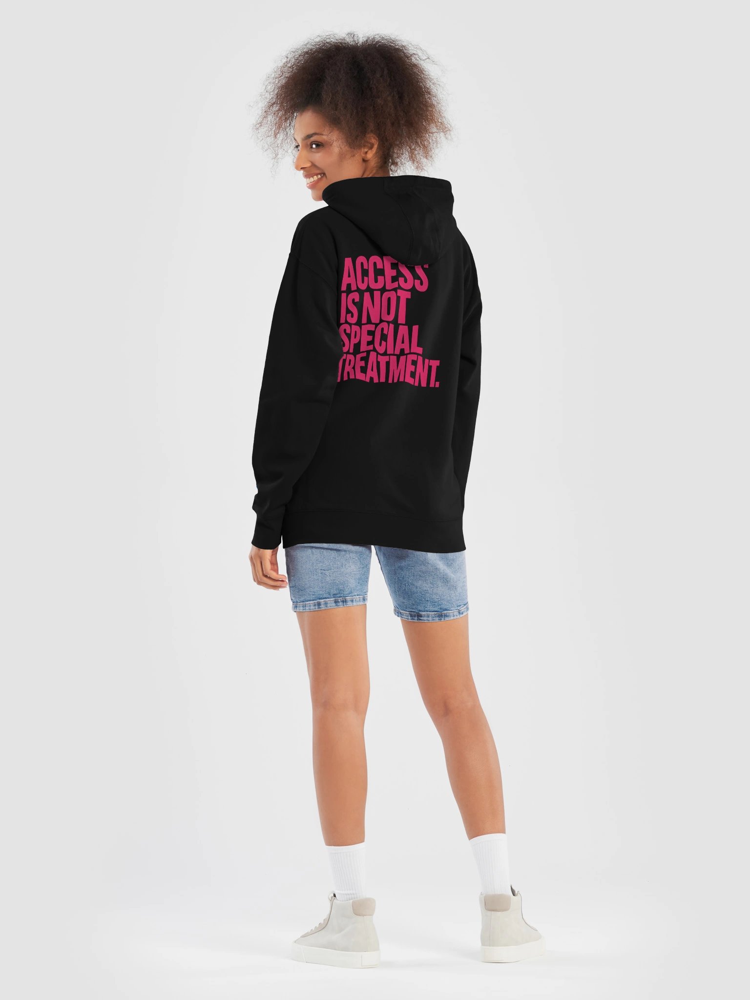 SEEN | Access Is Not Special Treatment Unisex Premium Hoodie product image (8)