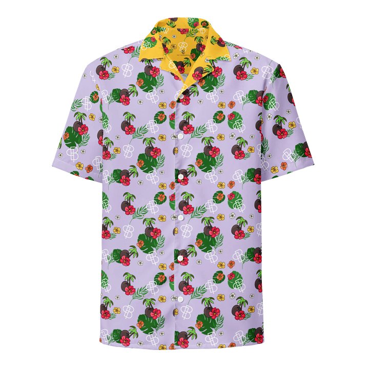 Tropical Island Hawaiian Shirt - Lilac product image (1)
