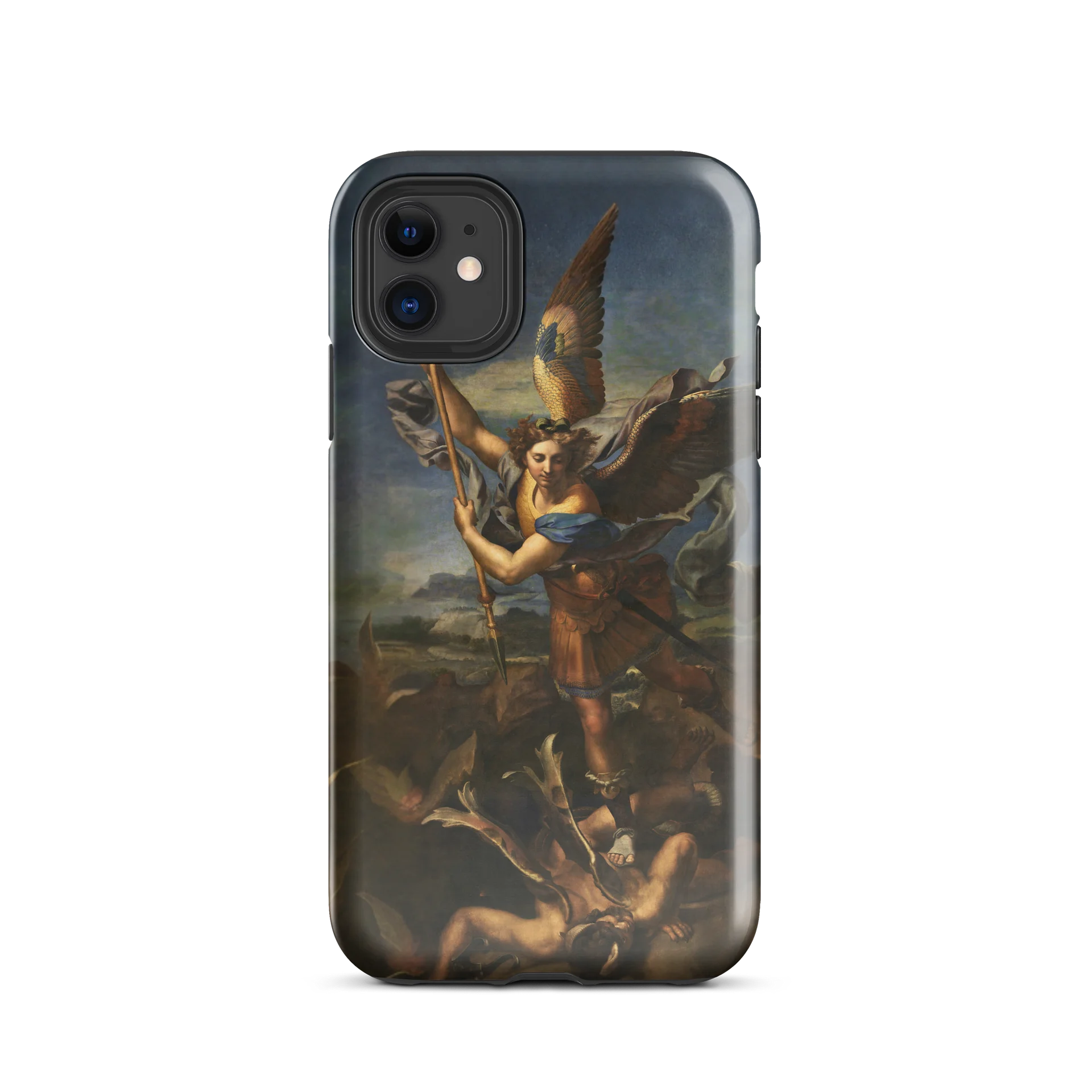 Raphael – Saint Michael Vanquishing Satan iPhone® Tough Case product image (2)