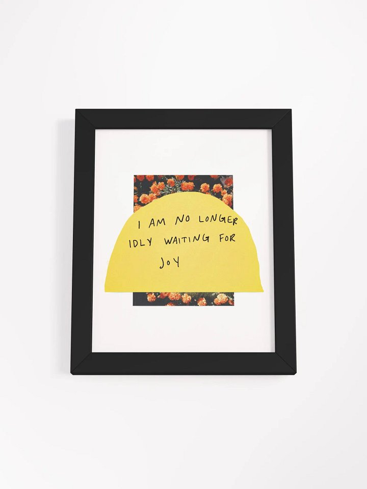 Joy Framed Art Print product image (1)
