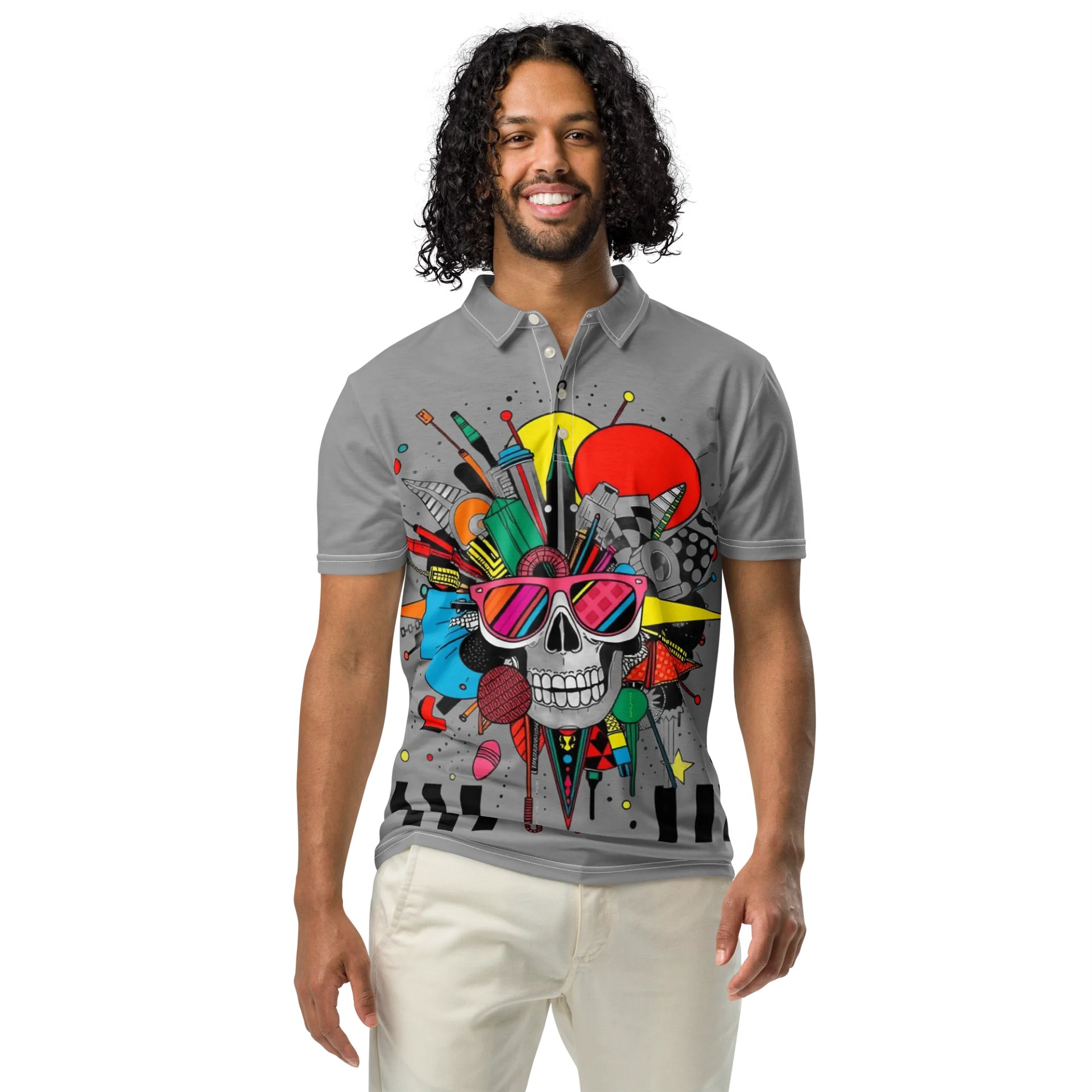 SpectraSkull Men's Slim Polo product image (3)