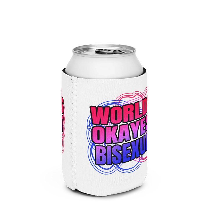 World's Okayest Bisexual Can Cooler product image (2)