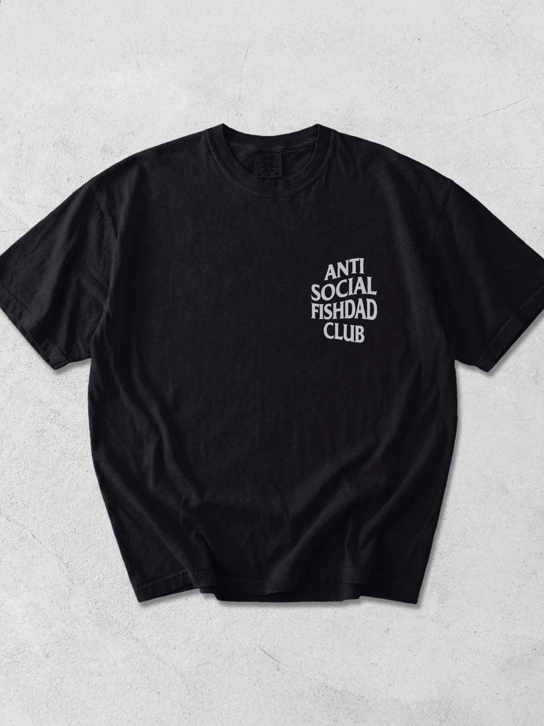 Anti Social Fish Dad Shirt – Funny Fishing Graphic Tee for Introvert Anglers & Fishing Lovers product image (1)