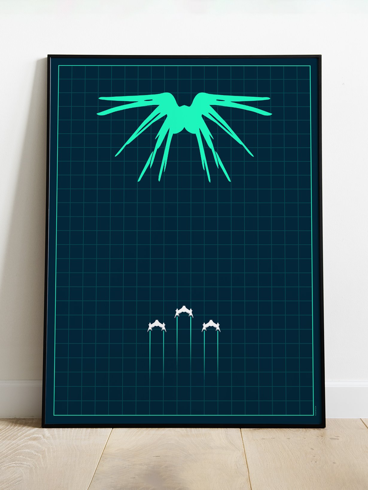 Starfury vs. The Shadows – Retro Arcade Art Print product image (1)