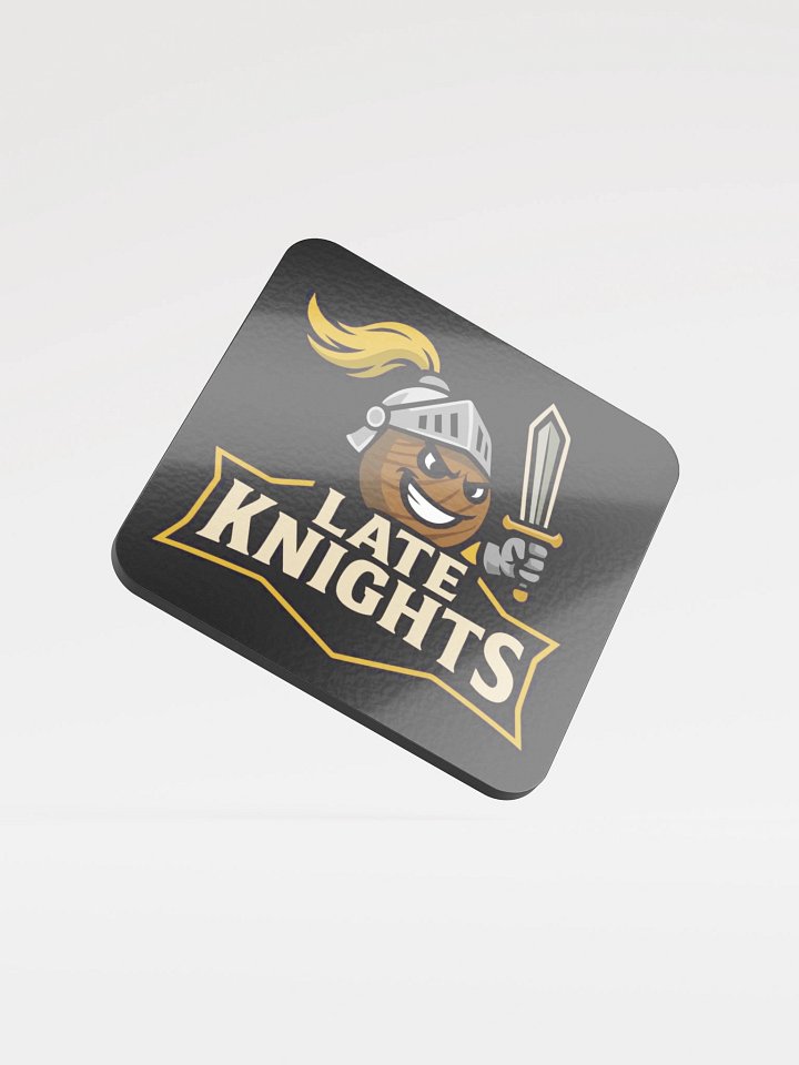 Late Knights Drinks Coaster product image (1)