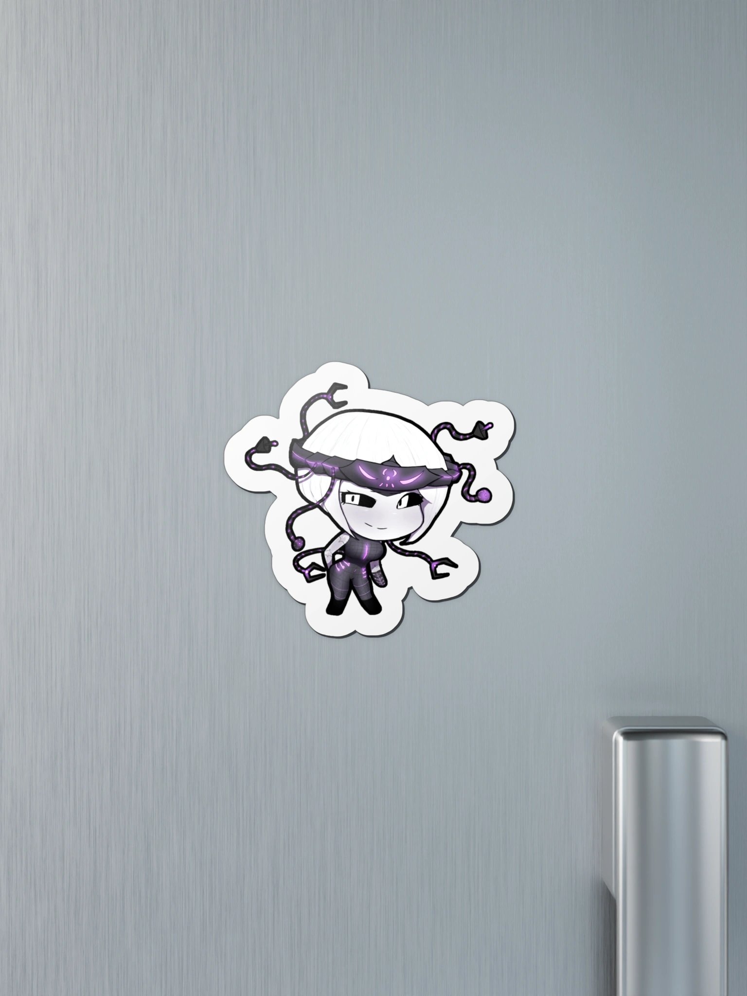 Aerylla VA's Robot Overlord Fridge Magnet product image (4)