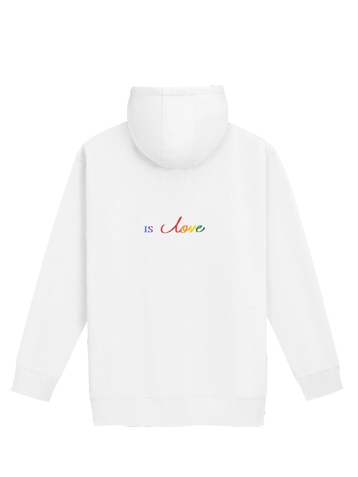 HOODIE - LOVE IS LOVE CURSIVE product image (2)