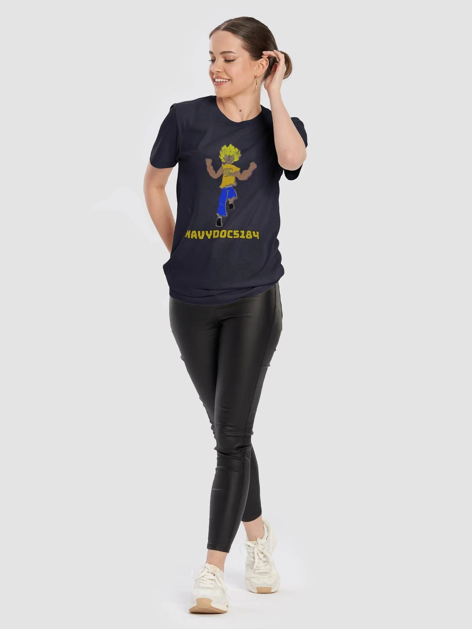 NavyDoc5184 Super Saiyan Supersoft Tee product image (74)