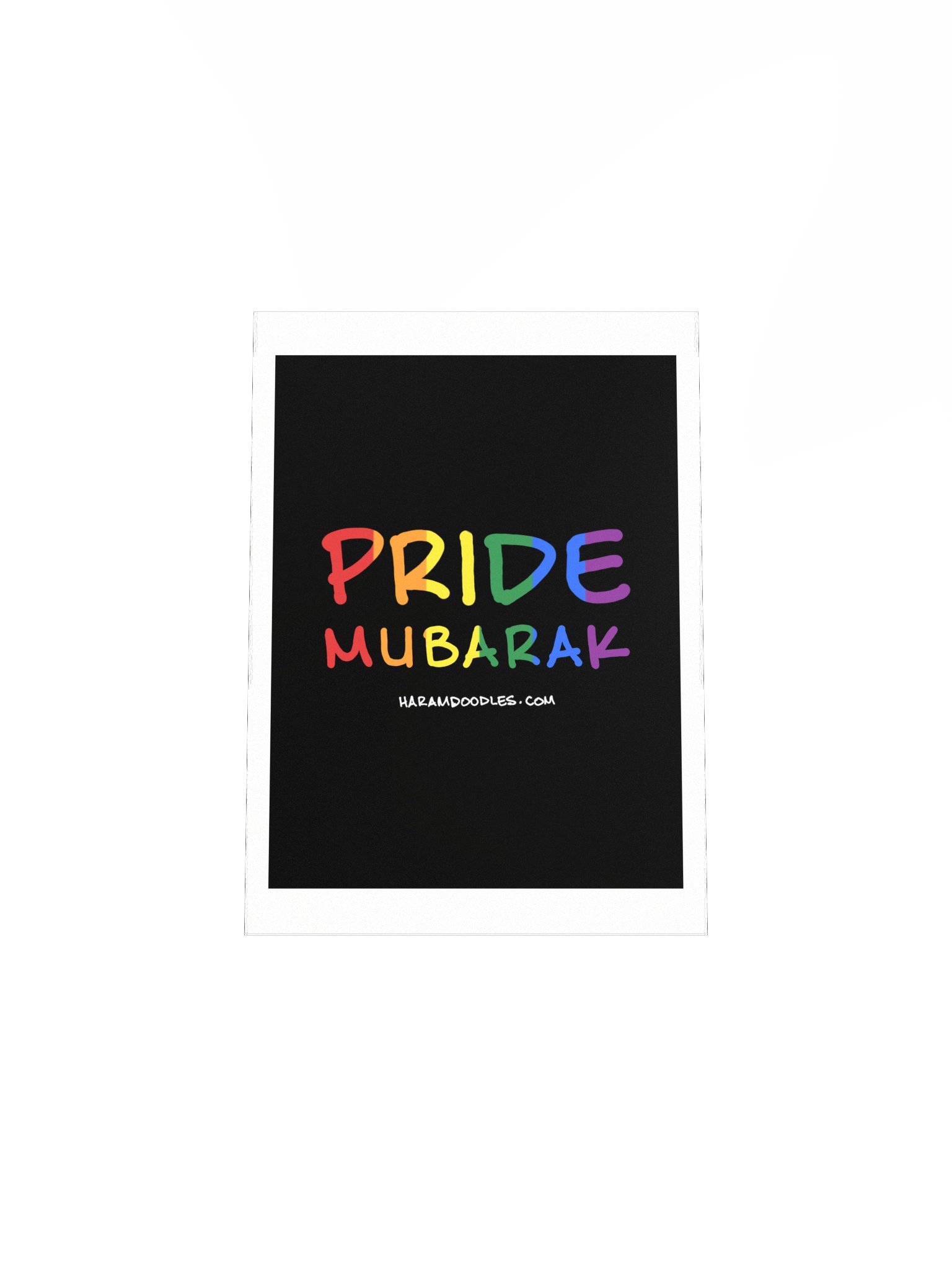Rainbow Pride Mubarak Poster product image (4)