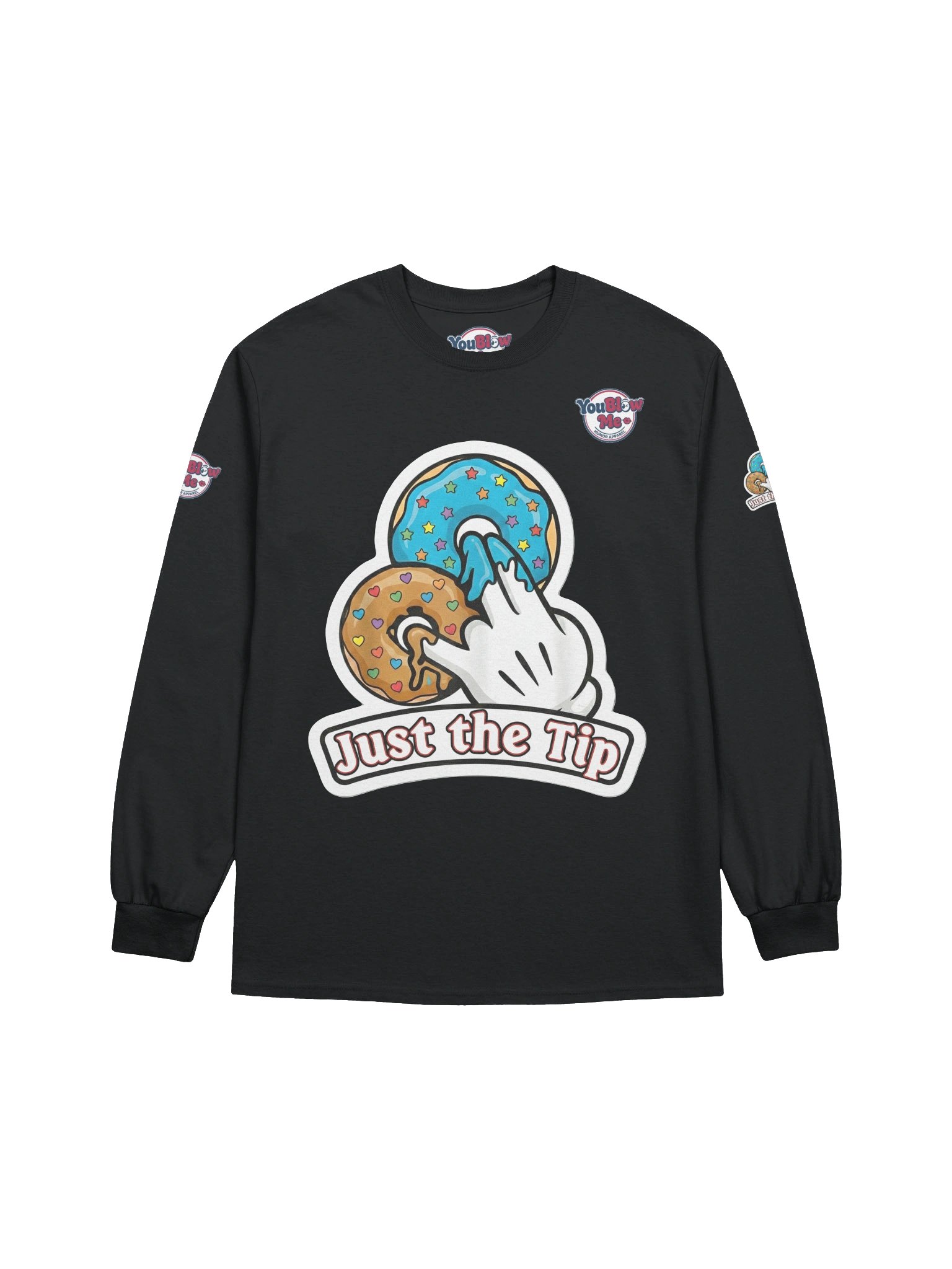 Just The Tip - Custom Long Sleeved Shirt - Double Sided - 8 Colors product image (1)