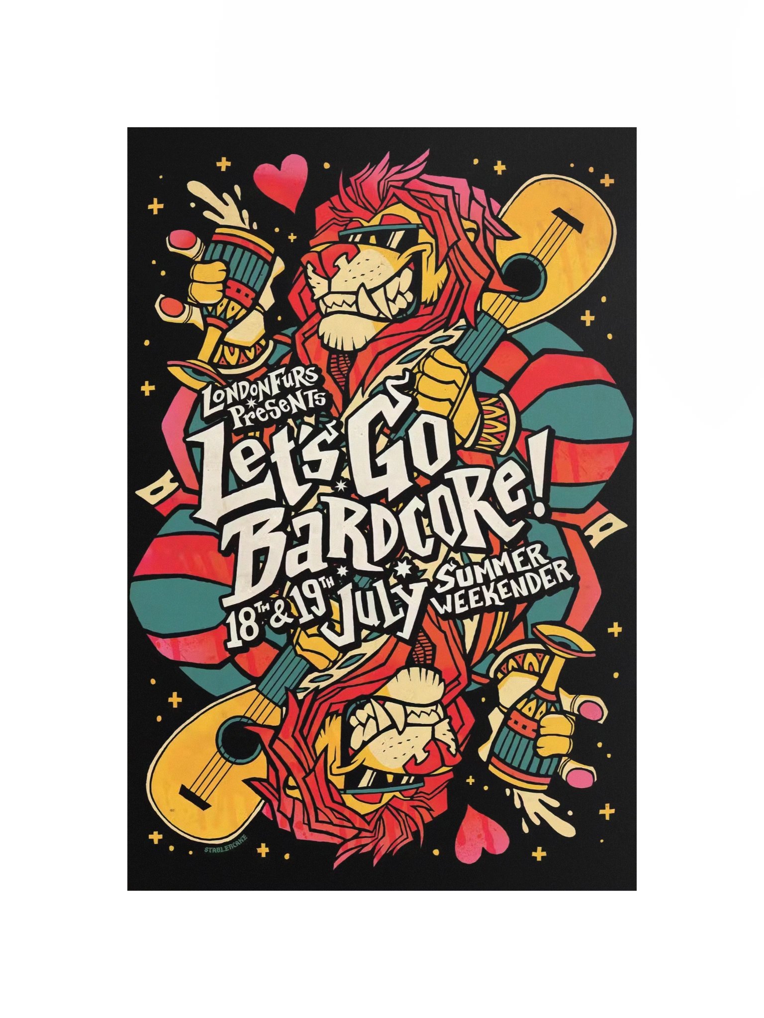 LondonFurs Summer Weekender '25 - Let's Go Bardcore! - Poster2 product image (4)