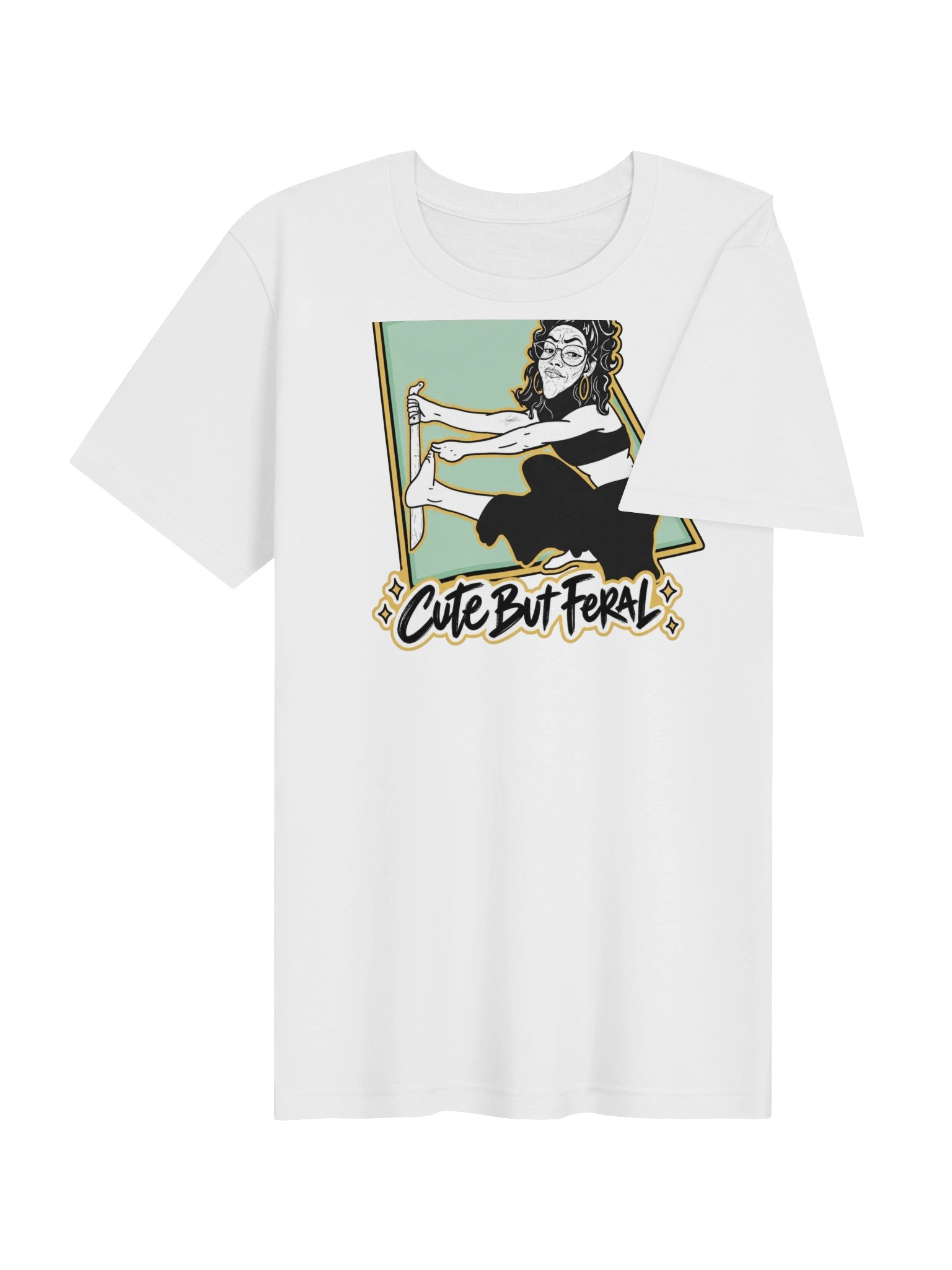 Lyn After Dark — Cute But Feral Unisex Tee product image (10)