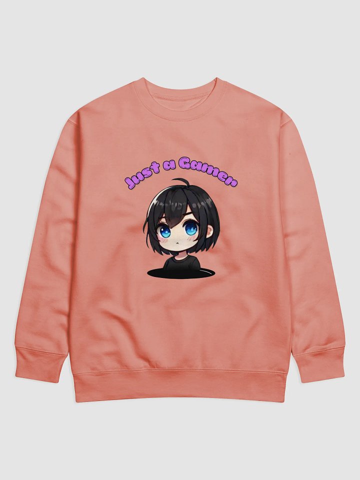 Just a Gamer Premium Sweatshirt (purple) product image (1)
