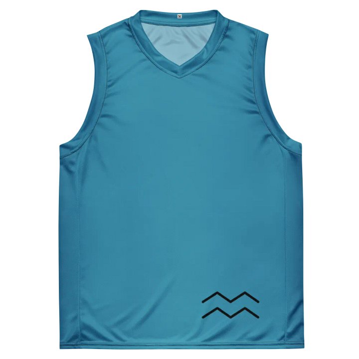 Aquarius All-Over Basketball Jersey product image (2)