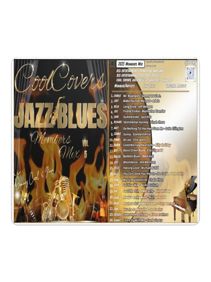 Jazzy Blues Cool Covers Members Album vol.5 Mouse Pad product image (2)