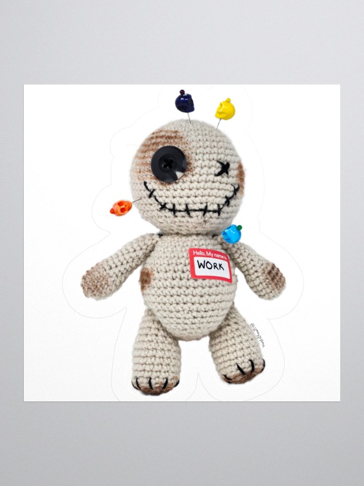OG Voodoo Doll Sticker product image (1)