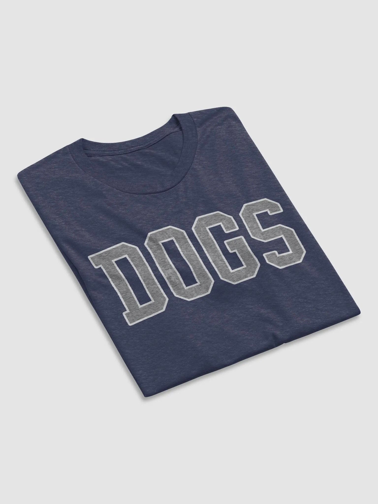 TEAM DOGS - Grey Heather Text product image (1)