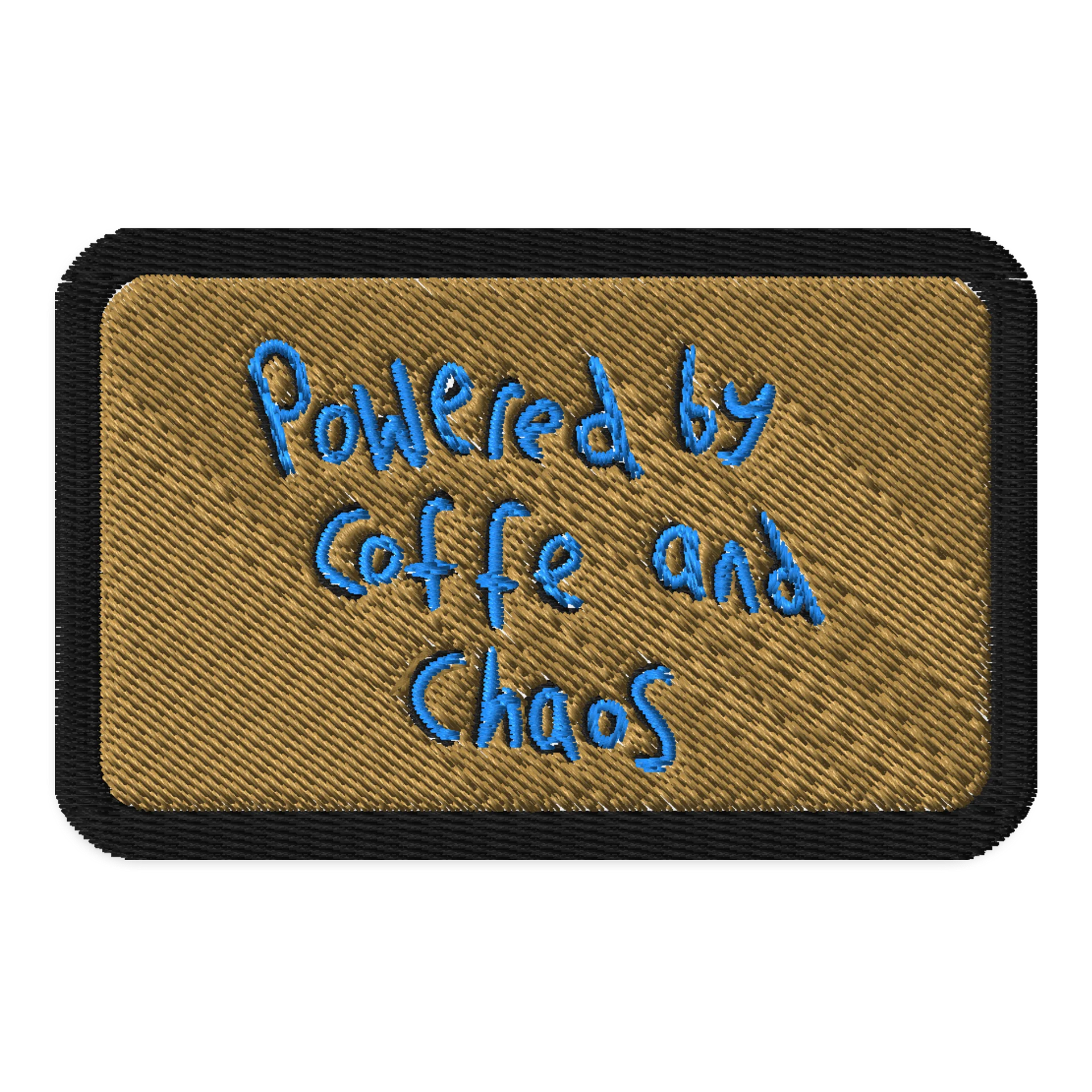 Powered By Coffee And Chaos patch product image (1)