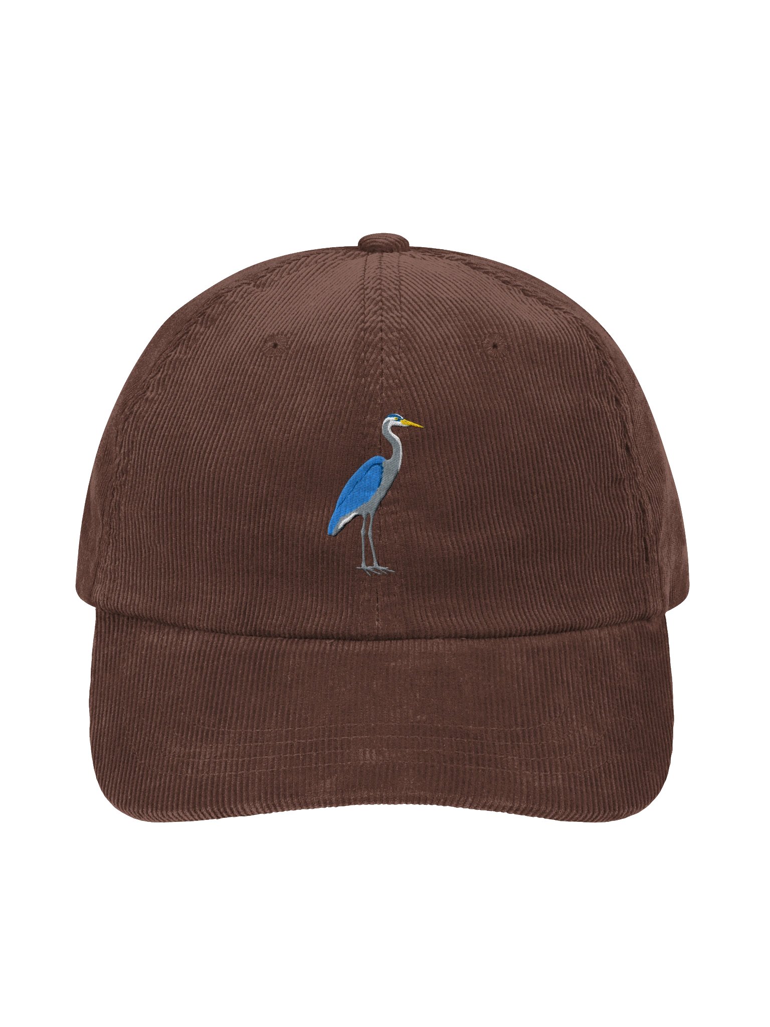Great Blue Heron Embroidered Corduroy Hat product image (17)