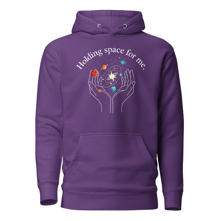 “Holding Space for Me” Long Sleeve Purple Shirt product image (1)