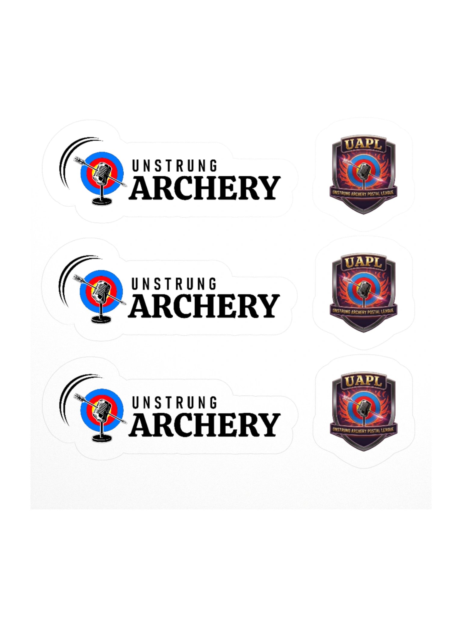 Unstrung Archery Stickers Set product image (1)