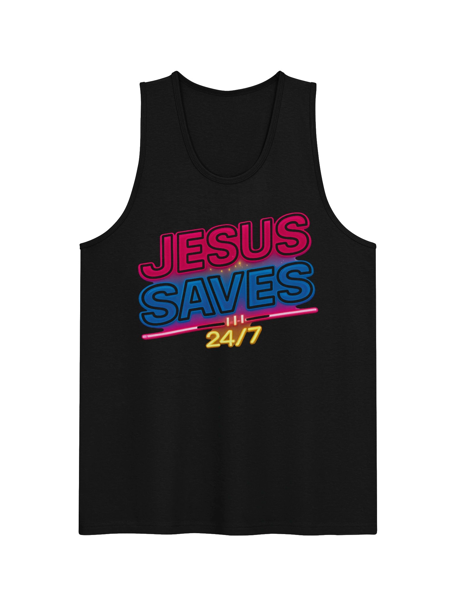 Retro Jesus Saves 24/7 Sleeveless product image (1)