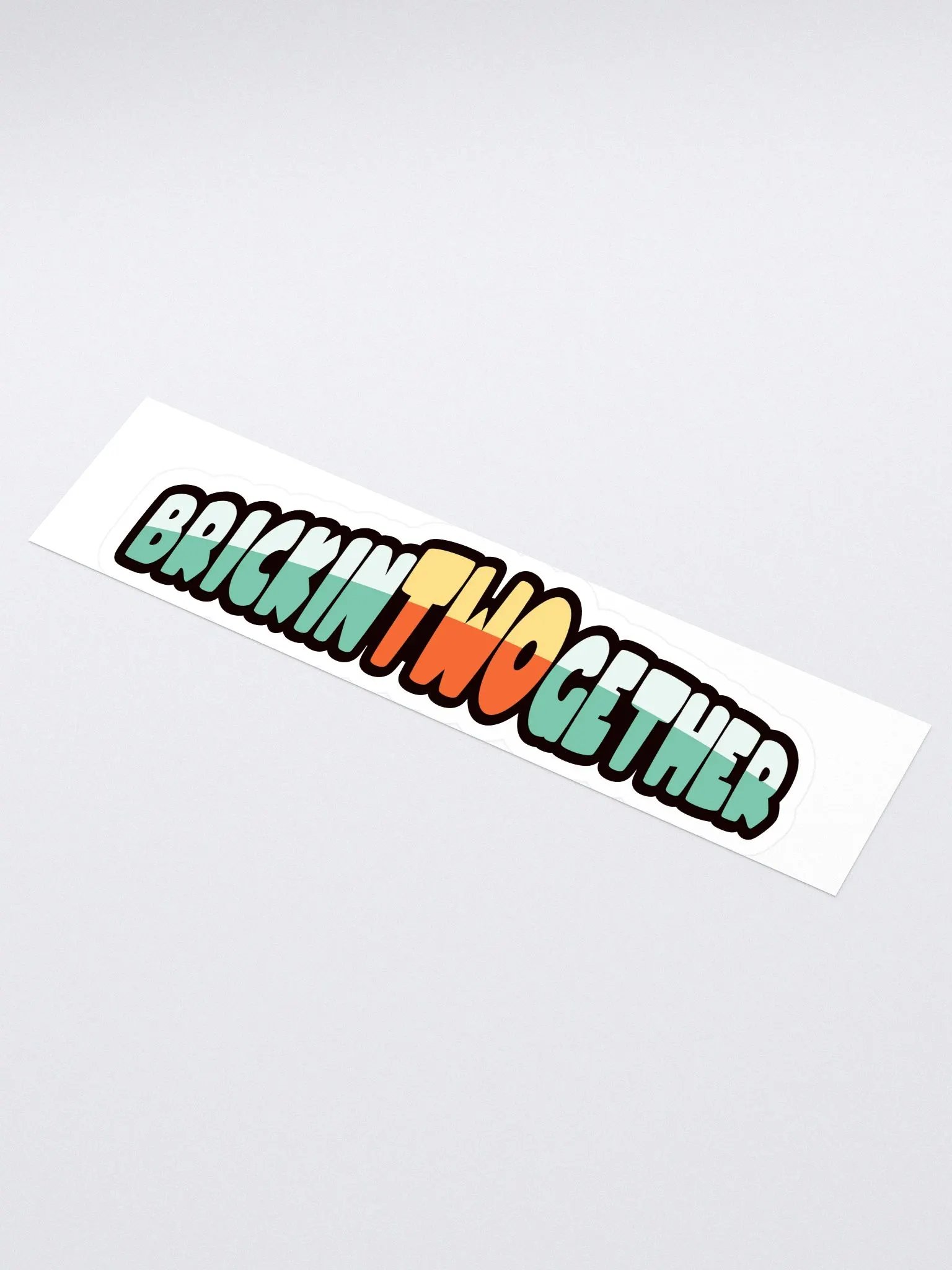 BrickinTwogether Logo Sticker product image (1)