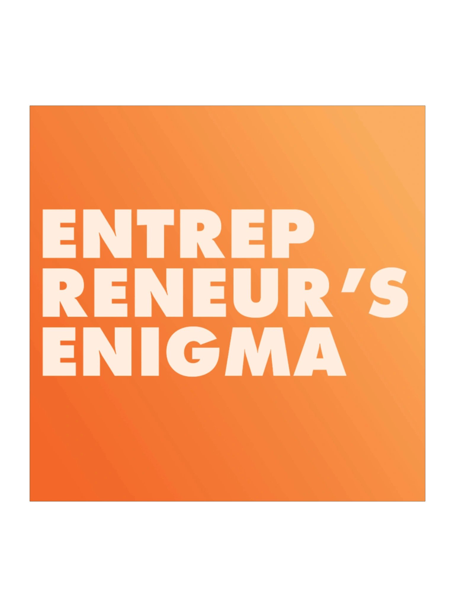 Entrepreneur's Enigma sticker product image (3)