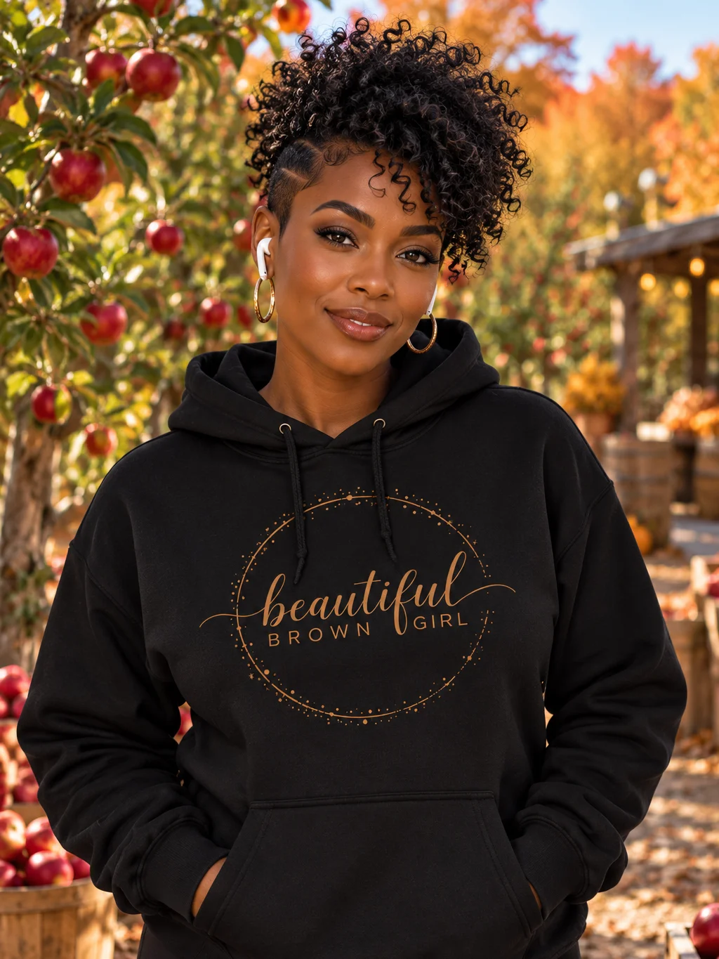 Beautiful Brown Girl Signature Hoodie product image (1)