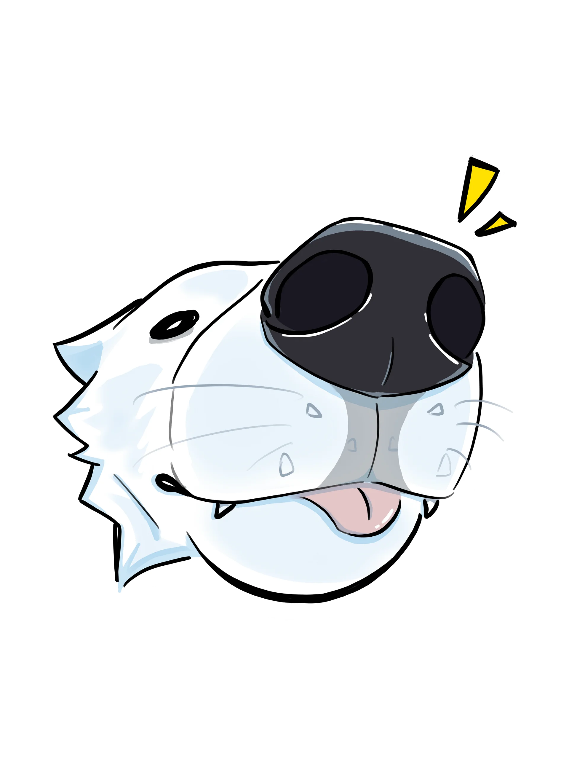 Up Close Wolp Sticker product image (1)