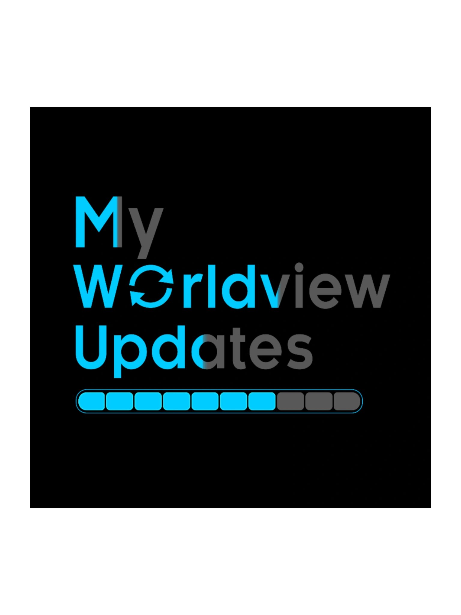My Worldview Updates - Sticker product image (1)