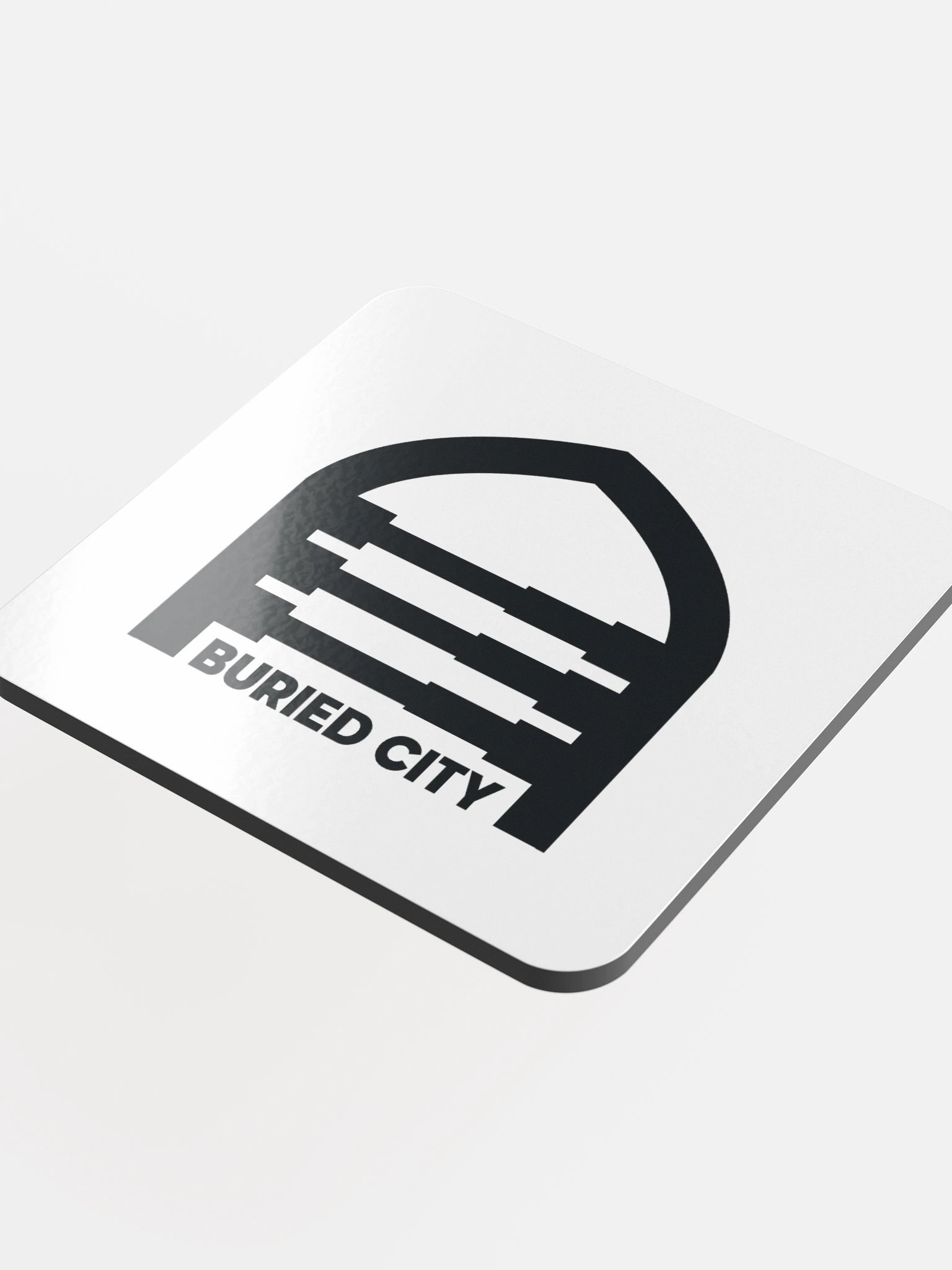 Buried City Glossed Cork Coaster product image (4)