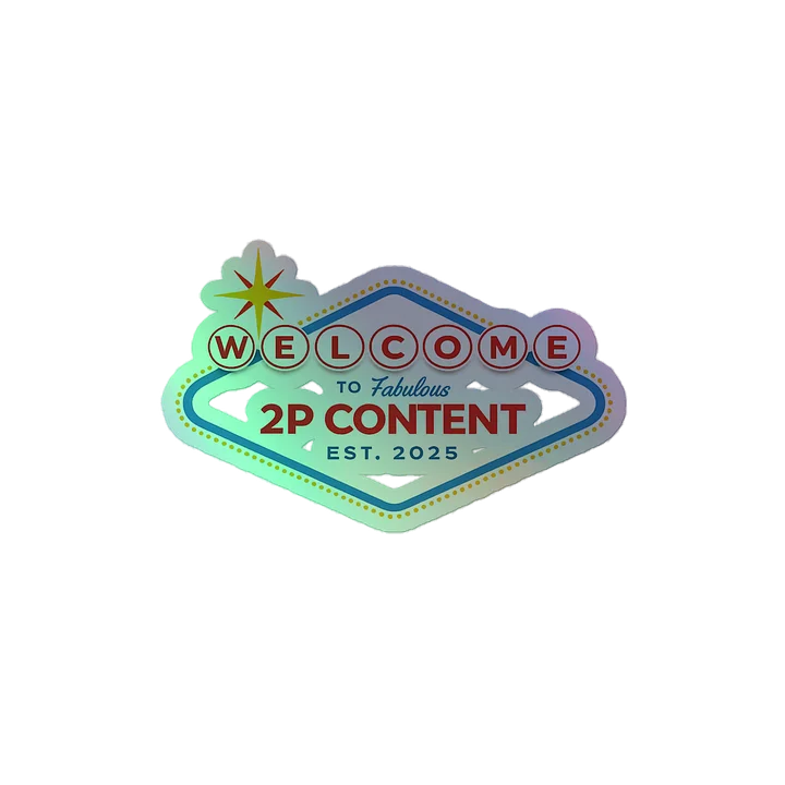 2P Vegas Holographic Sticker Set product image (2)