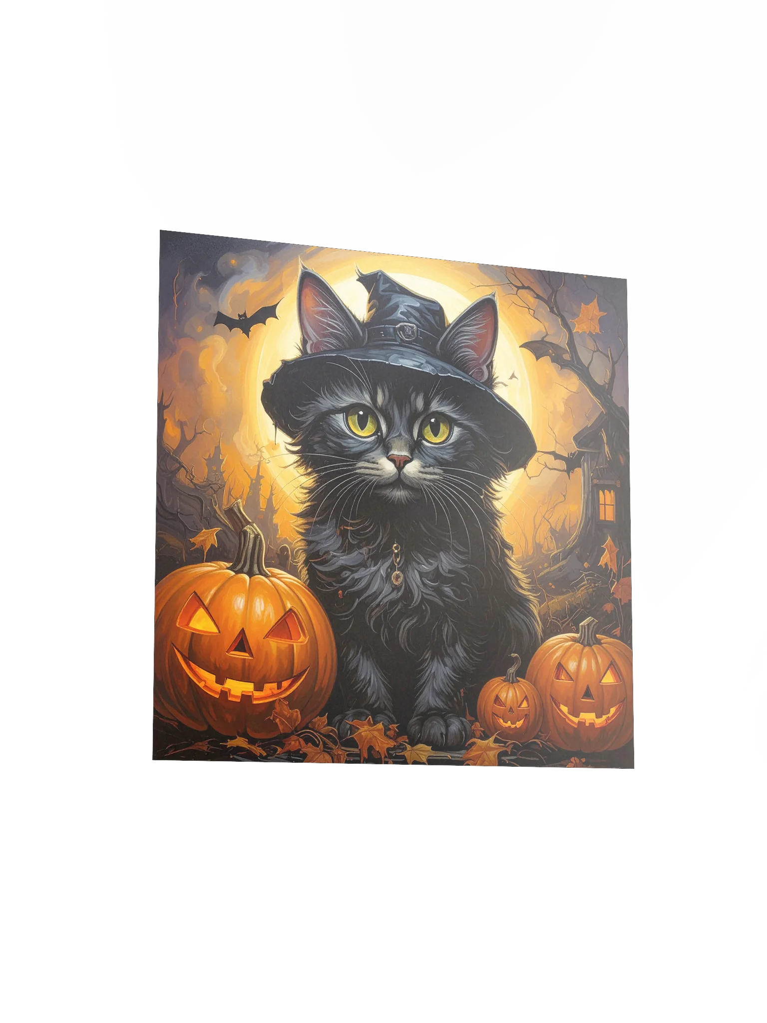 Black Cat & Pumpkins product image (11)
