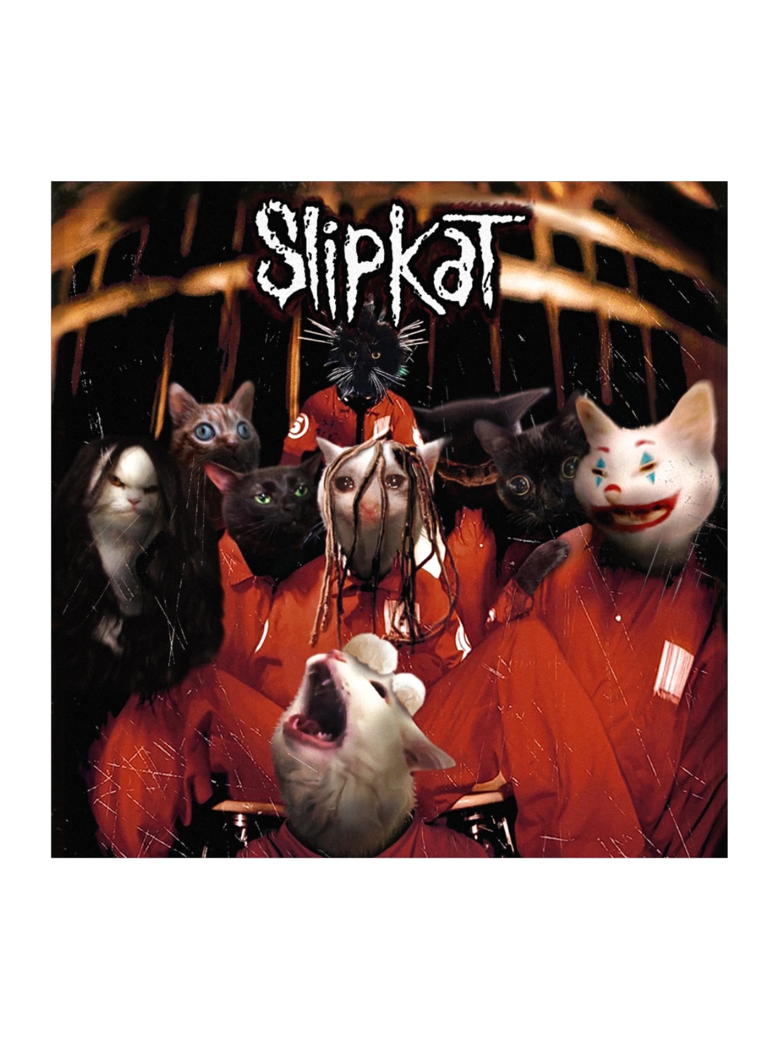 Slipkat Self Titled 1999 kiss cut sticker product image (1)