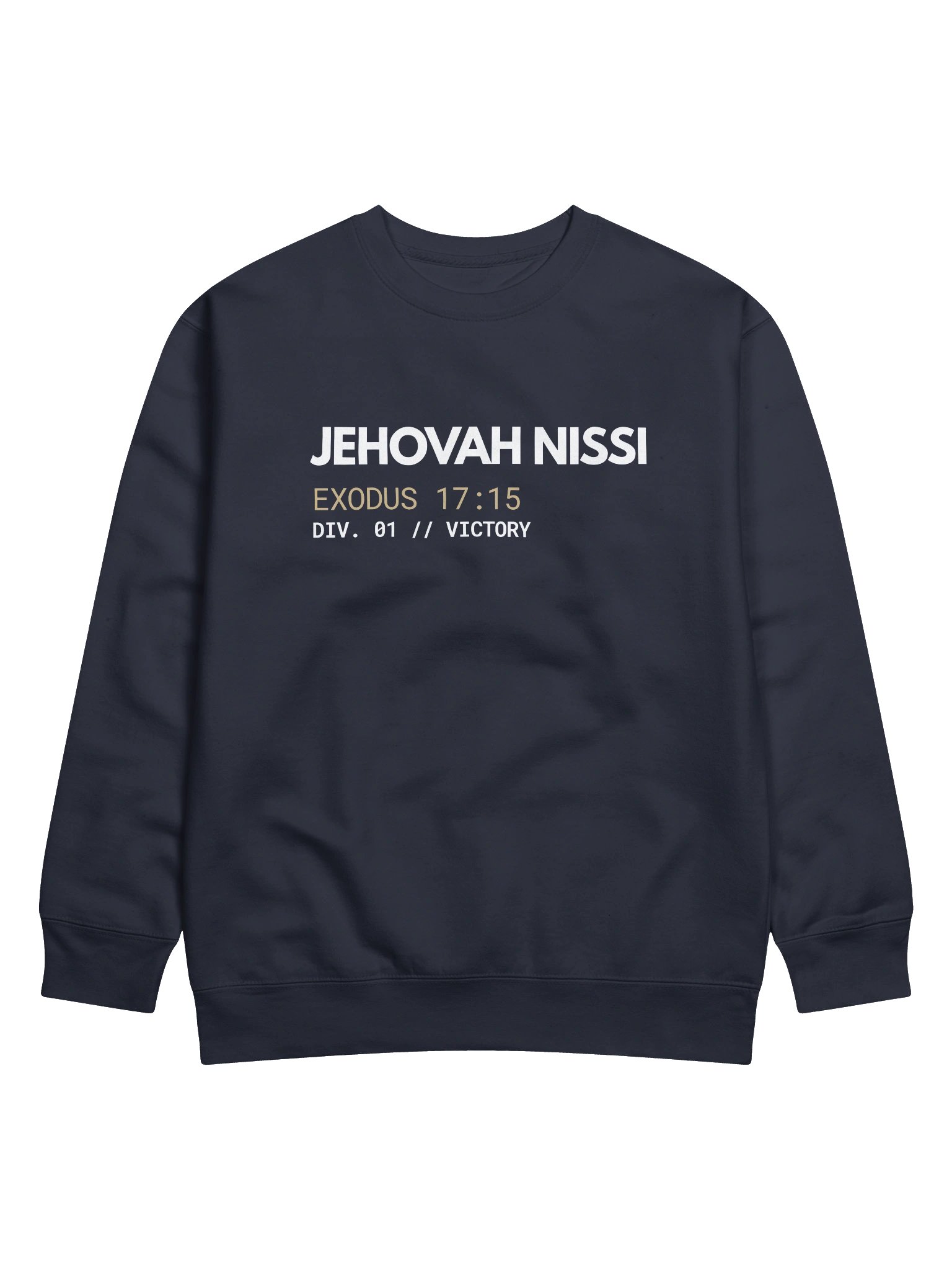 Jehovah Nissi "Victory Standard" Heavyweight Crewneck product image (6)
