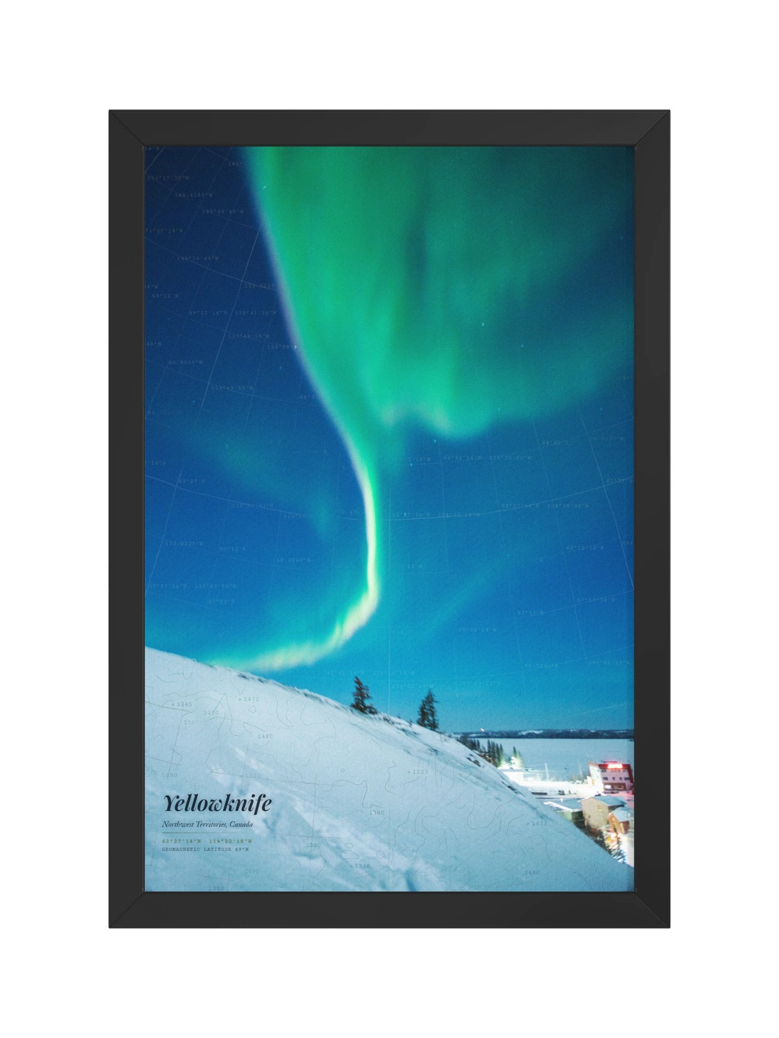Yellowknife — Field Record 01 — Framed Art Print product image (1)