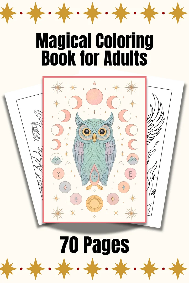Magical Coloring Book for Adults product image (2)