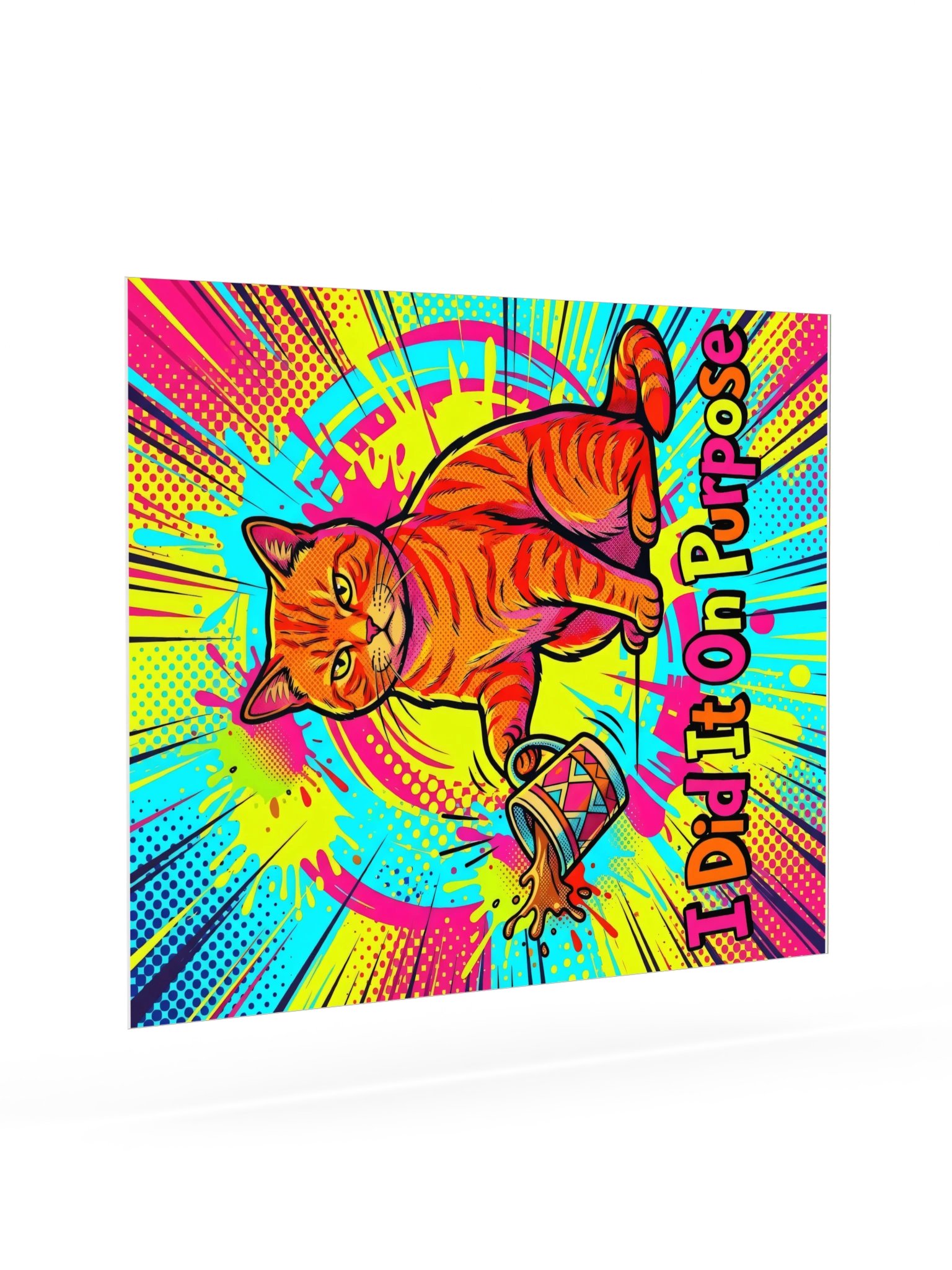 On Purpose Cat Poster product image (21)
