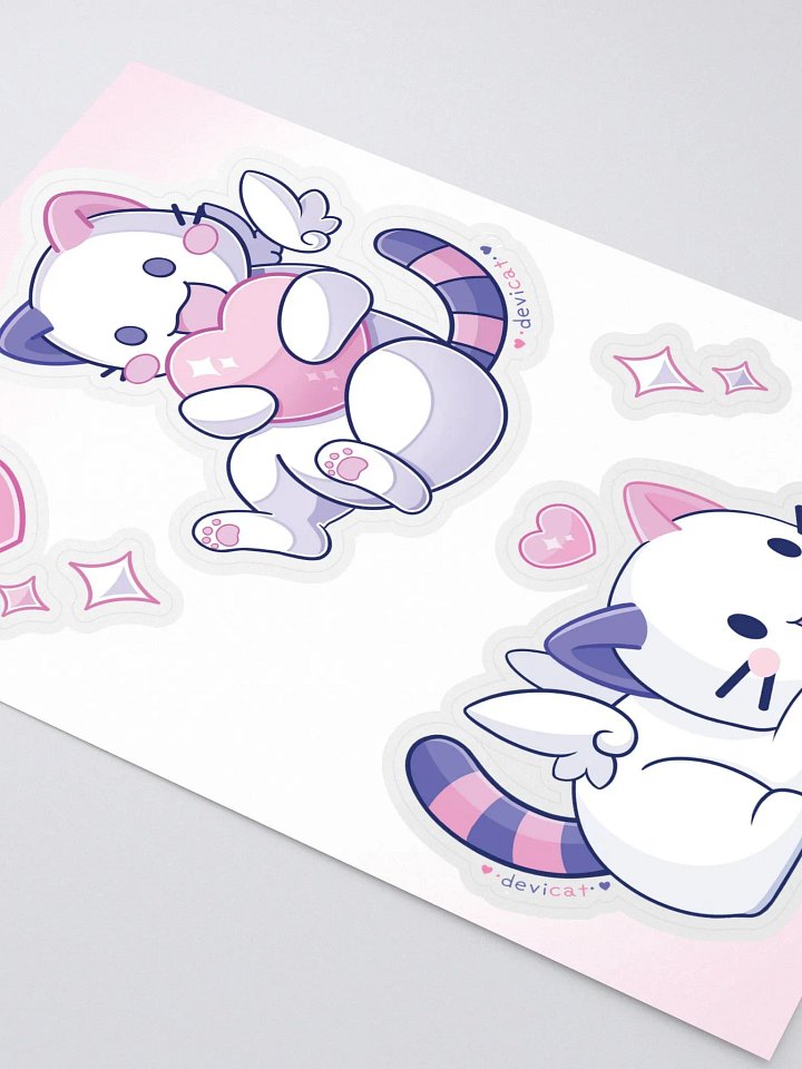 CandiCat Valentine Sticker Sheet product image (2)