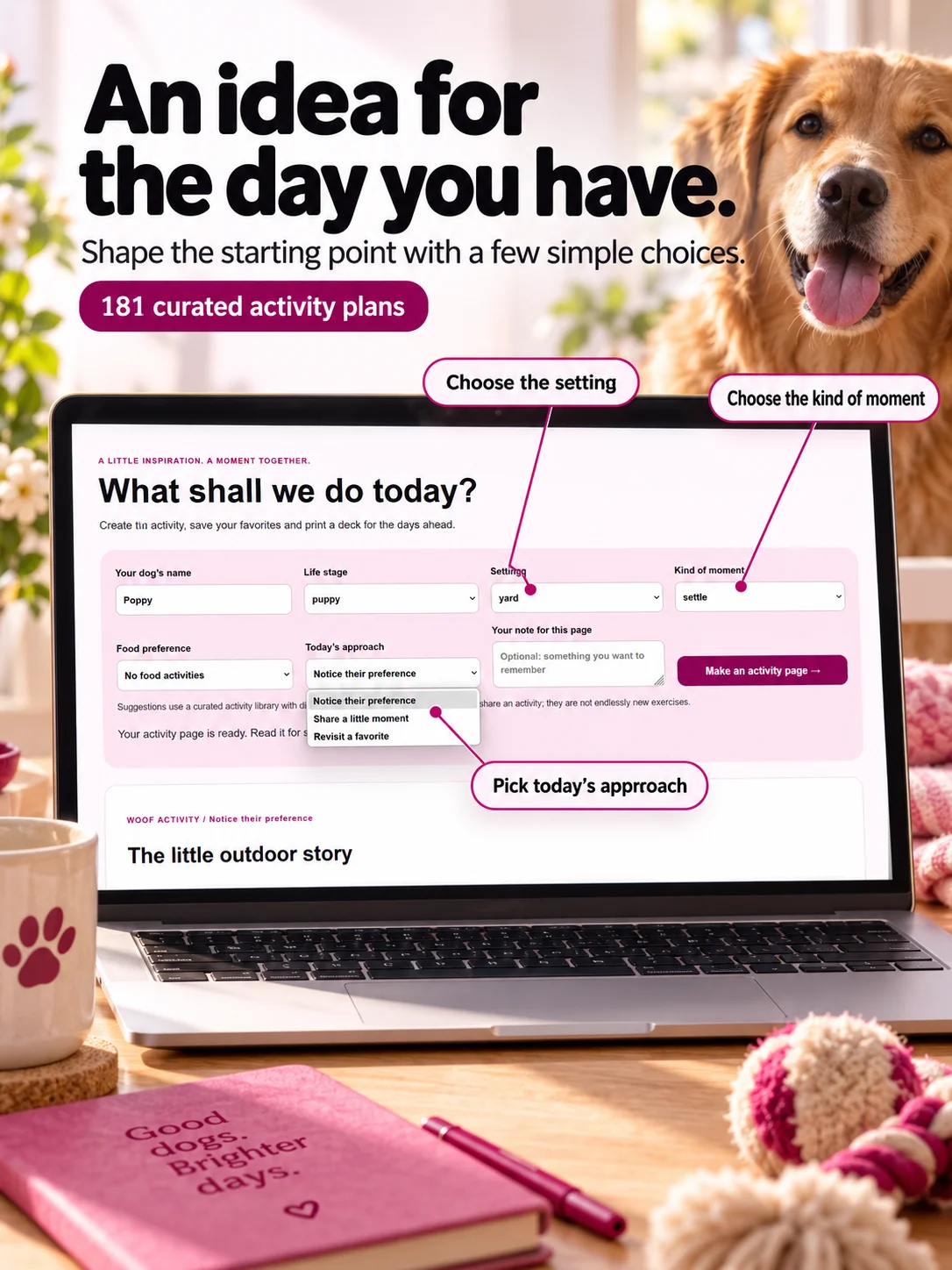 Woof Life: Dog-Care Journal + Activity Planner product image (4)