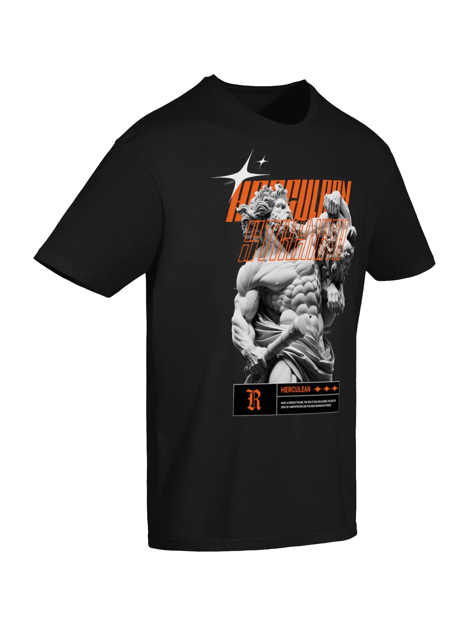 Herculean Strength Statue Graphic Unisex Softstyle T-Shirt product image (5)