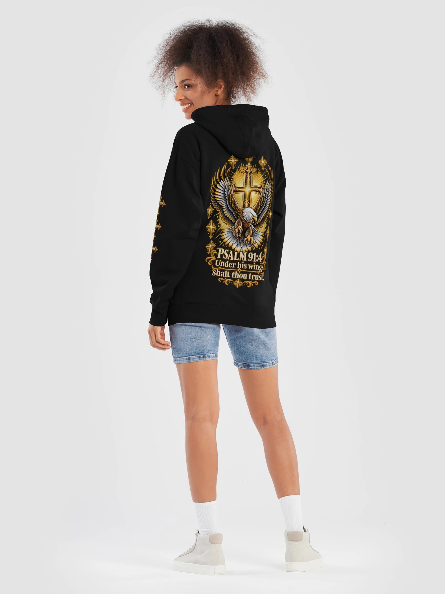Hope Eagle Hoodie — Psalm 91:4 product image (15)