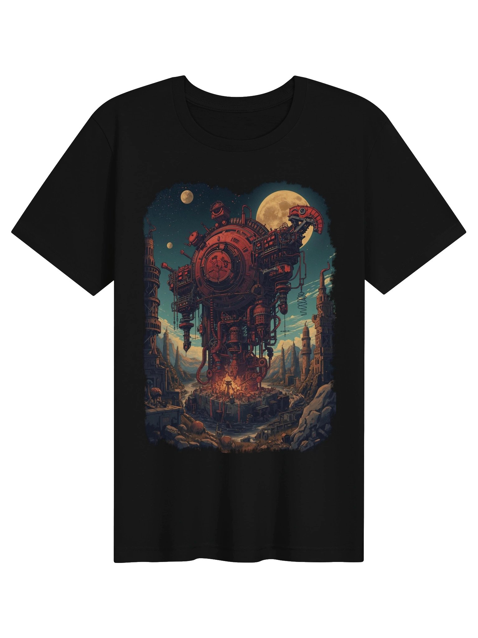 Retro-Futuristic Reactor Lightweight T-Shirt product image (1)