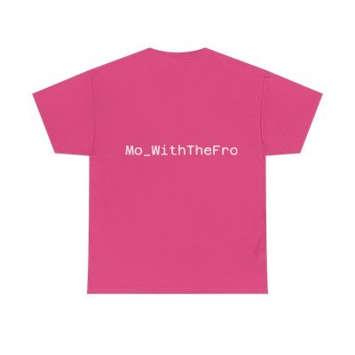 Mo_WithTheFro Cotton T-Shirt With White logo Pink product image (2)