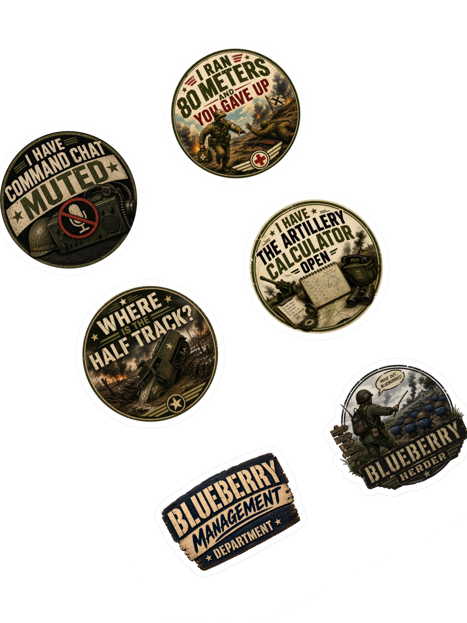 Milsim Problems – Tactical Gaming Sticker Pack product image (1)