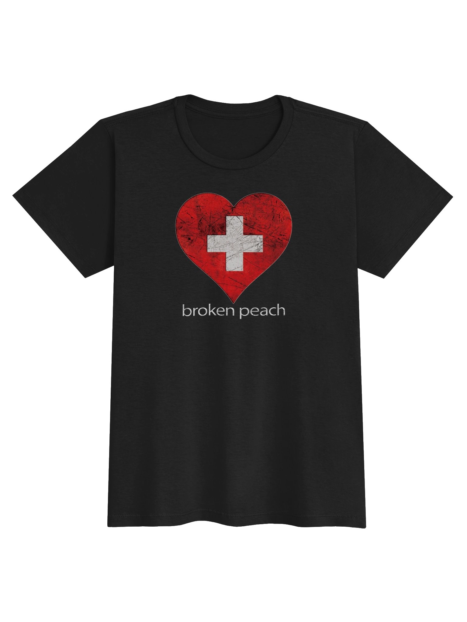 Broken Peach – Women´s Tainted Love Halloween T-Shirt product image (1)