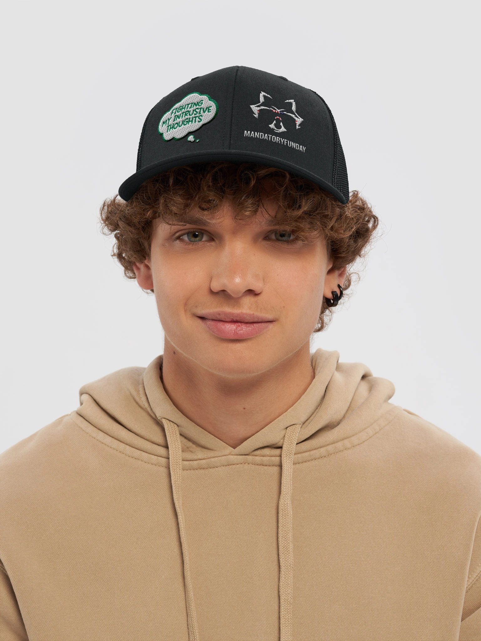 Fighting My Intrusive Thoughts Hat product image (33)