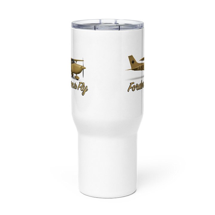 C‑FLTF Yellow Plane Travel Mug — ForderLearnToFly product image (3)