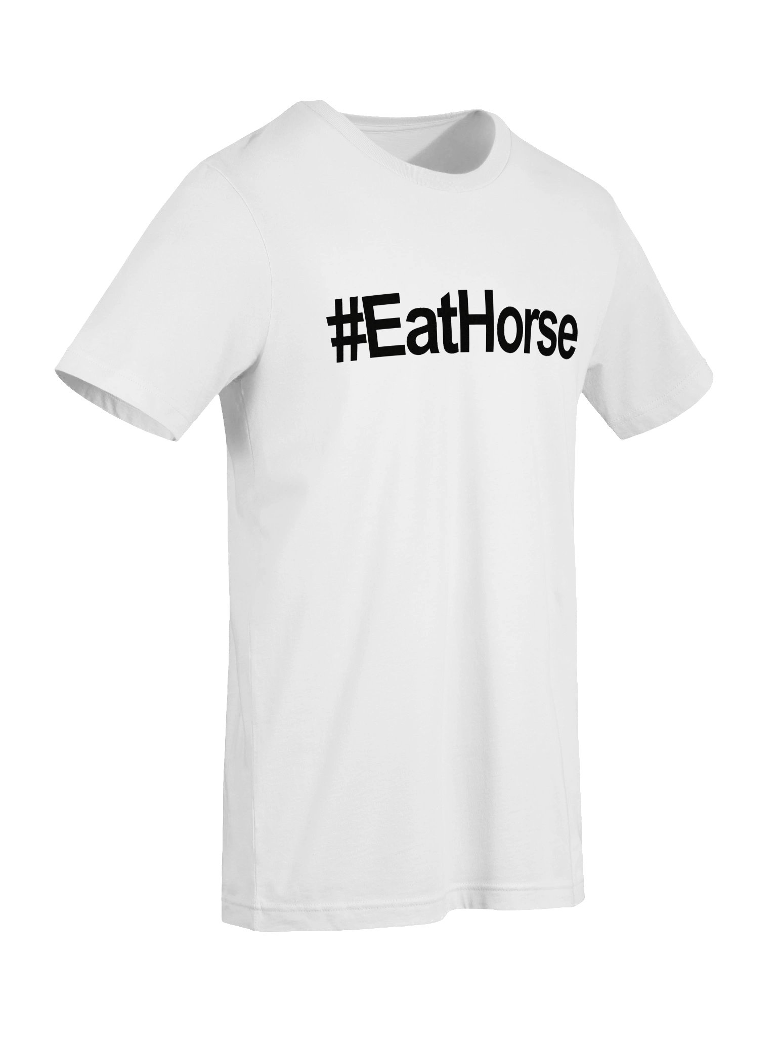 #EatHorse Unisex T-Shirt — Black Print product image (7)